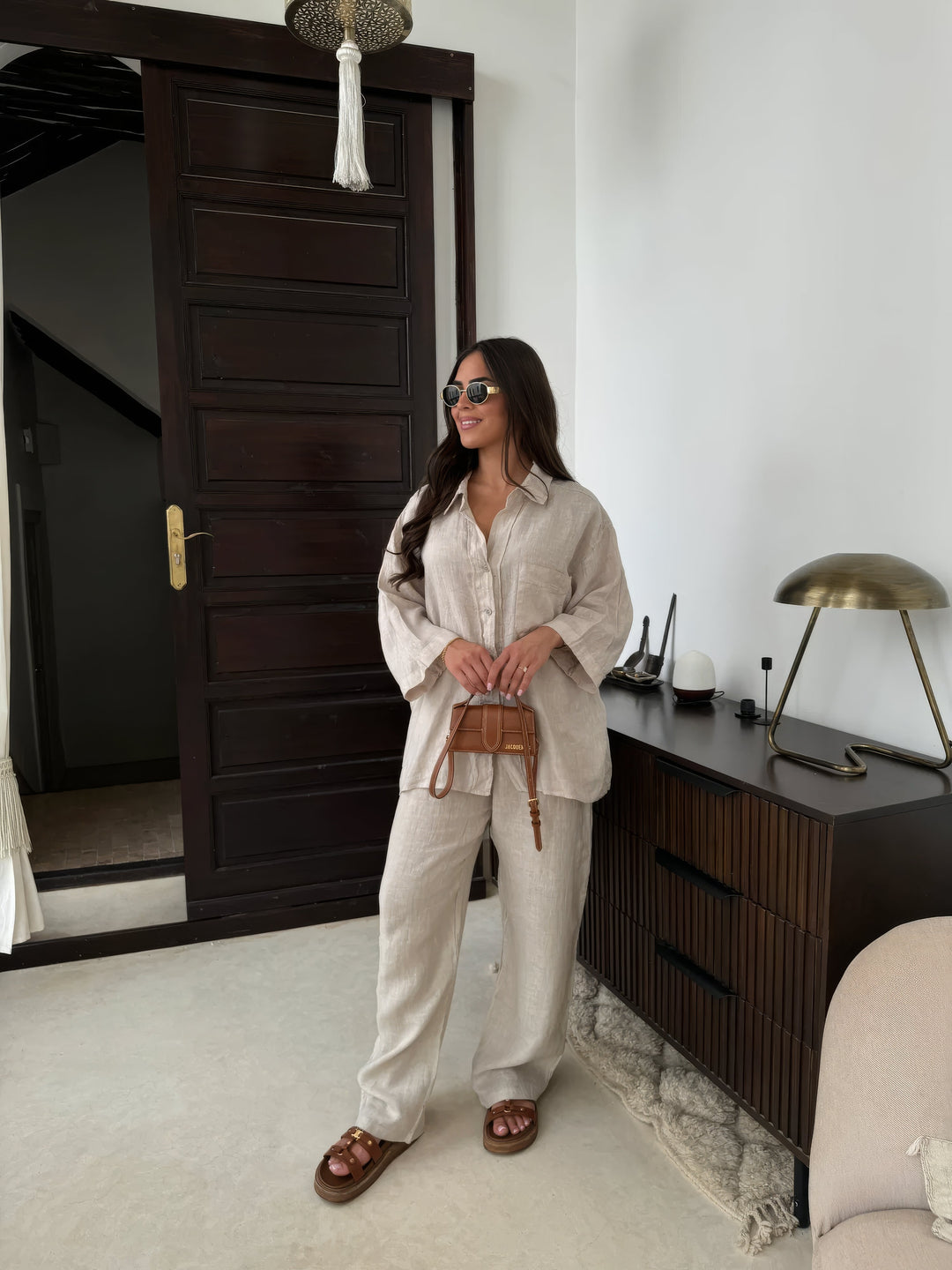 Lina's - Linen lounge set