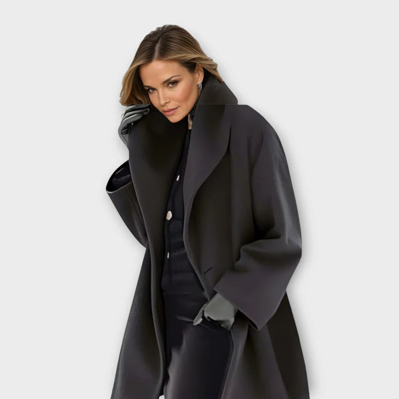 Eliza - Premium Windproof Wool Coat